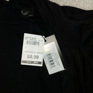 Women's Small Black Agiato Cardigan with  NYCC Pants Size 6